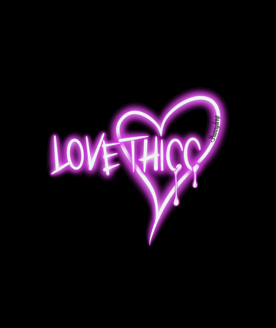 LOVE THICC PNG